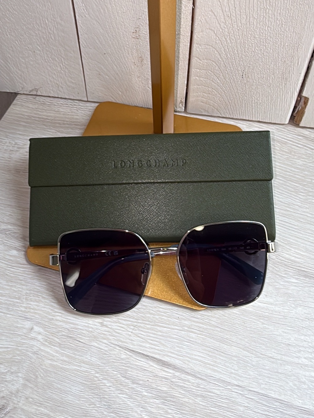Longchamp LO181S N / LO181SN, color 044 Silver/Gray, size 56-17-140